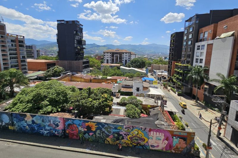 Great view from the school's rooftop