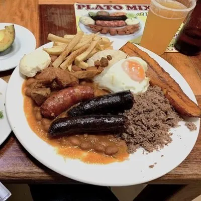 Traditional colombian food